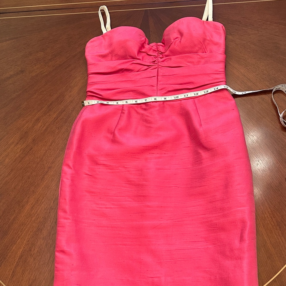 Dolce & Gabbana Pink Sweetheart Ruched Cocktail Dress | Made in Italy
42/M - Picture 6 of 16